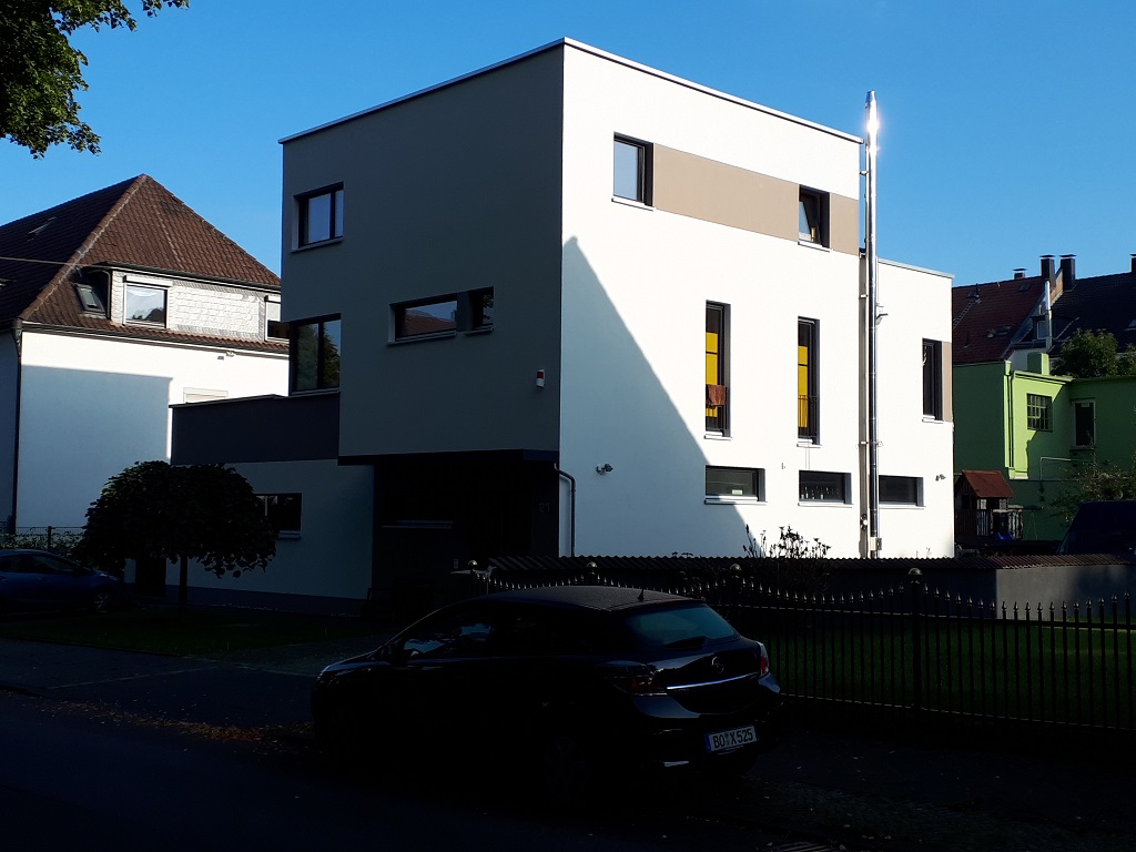 Gestrichene Fassade Hugo Groll Malerbetrieb Bochum